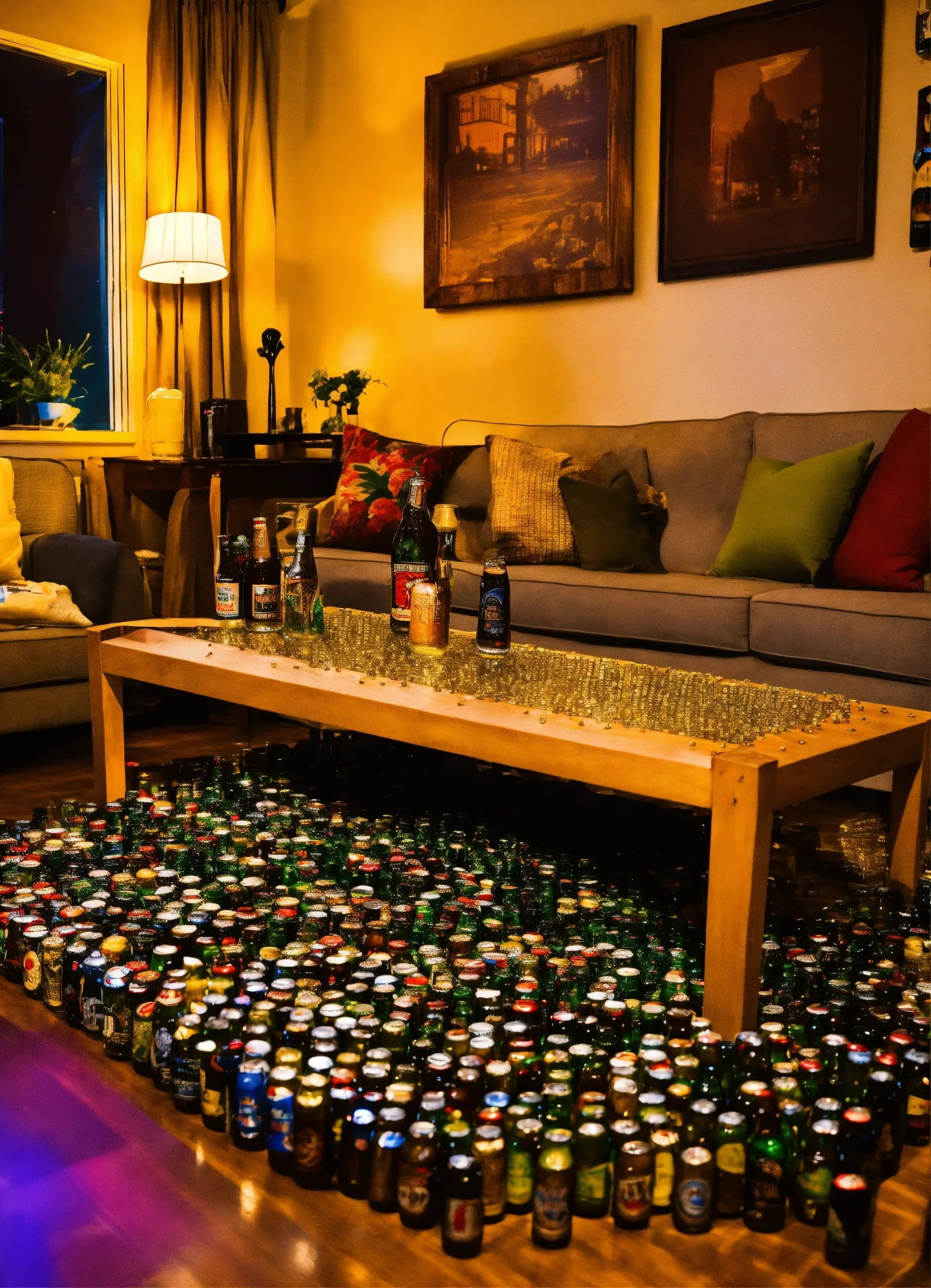 Upcycled bedroom furniture