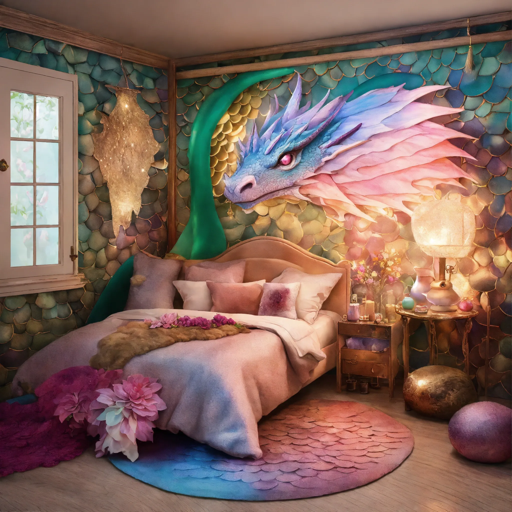 Mosaic ceramic décor